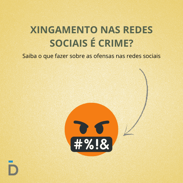 xingamento nas redes sociais é crime