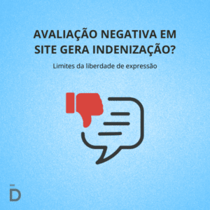 Avaliação negativa em site gera indenização?