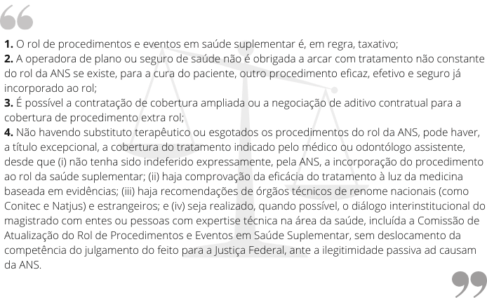 Rol taxativo da ANS: o que quer dizer?