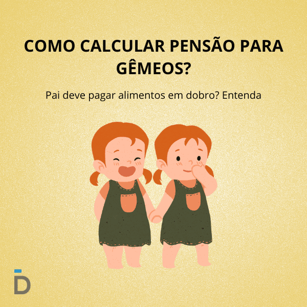 Como calcular pensão para gêmeos?